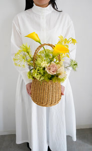 mother's day basket arrangement
