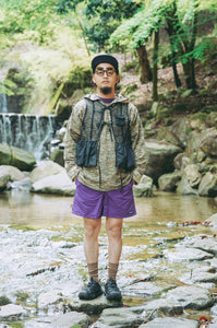 yuuca×about her. little vest yokaze (ブラック)