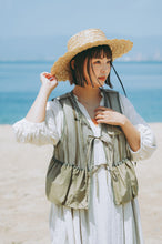画像をギャラリービューアに読み込む, yuuca×about her. little vest wakaba (グリーン)