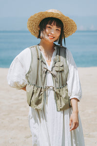 yuuca×about her. little vest wakaba (グリーン)