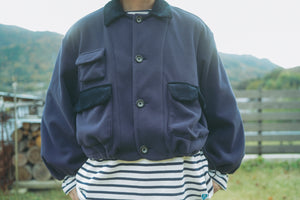 yuuca×about her. little jacket navy（ネイビー）