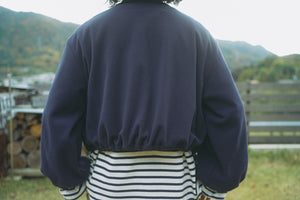 yuuca×about her. little jacket navy（ネイビー）