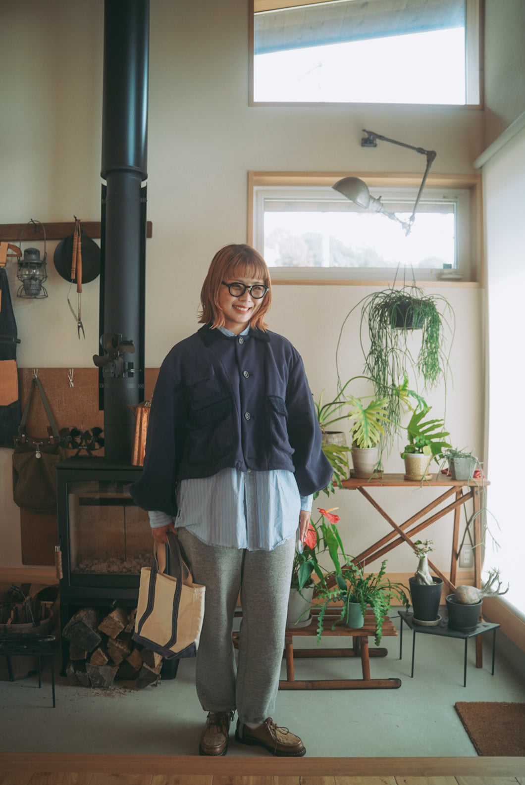 yuuca×about her. little jacket navy（ネイビー）