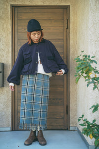 yuuca×about her. little jacket navy（ネイビー）