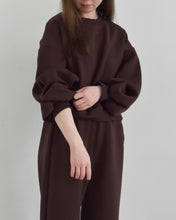 画像をギャラリービューアに読み込む, original-volume sleeve sweatshirt